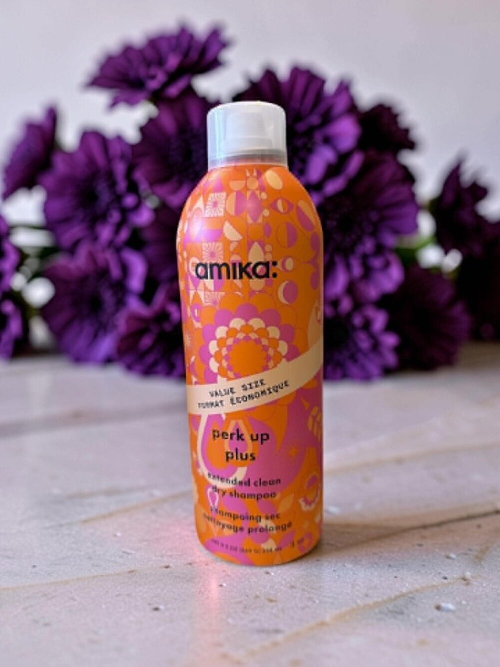 Amika Perk Up Plus Extended Clean Dry Shampoo Jumbo Value Size 9.5 oz
